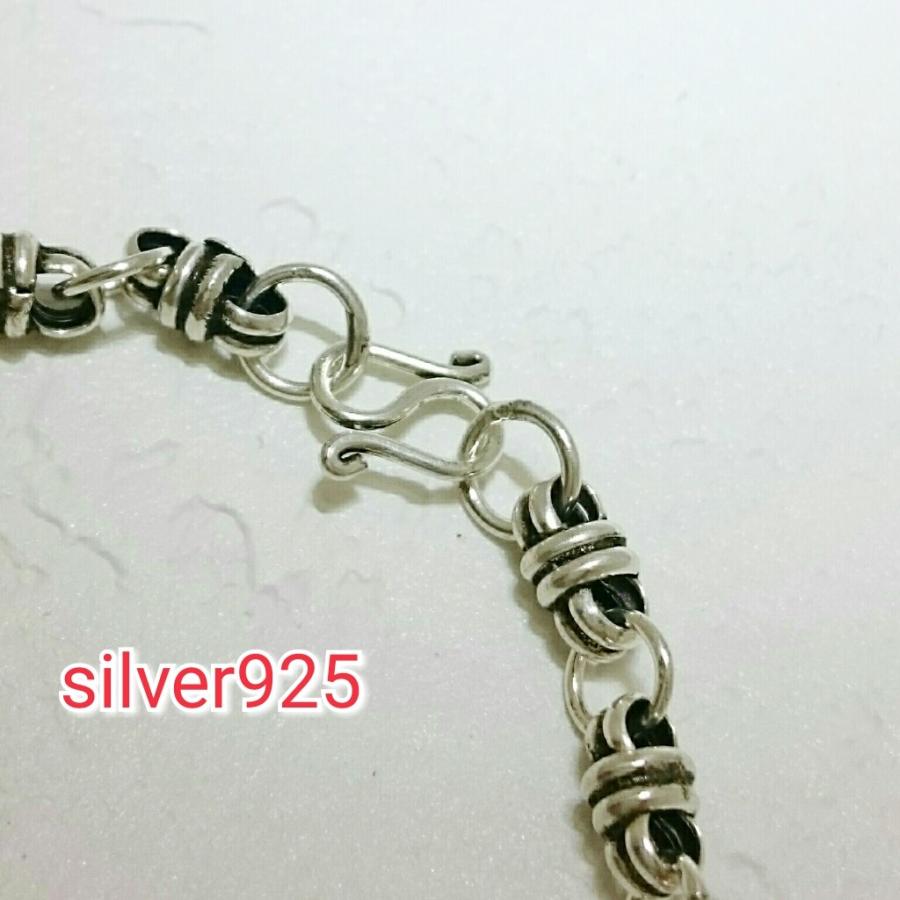 ブレスレット Wリング調 約20センチ シンプル 激安 シルバー925 silver925 在庫のみ |  | 01