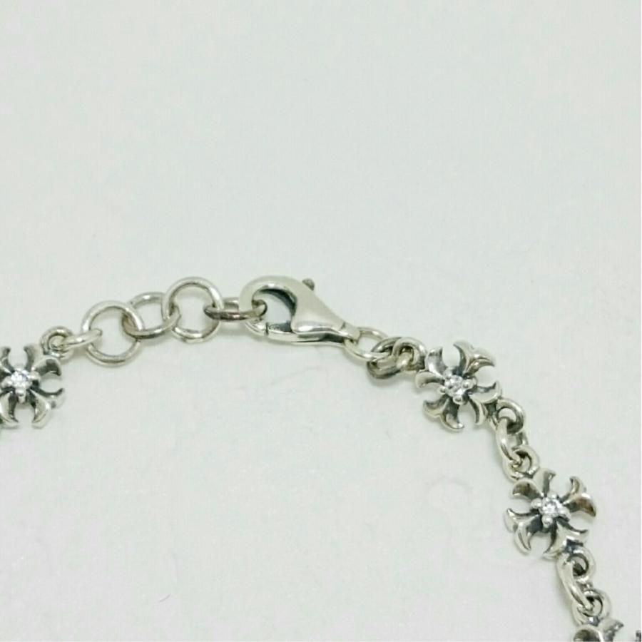 ブレスレット クロス＆ソード キュービックジルコニア12石 ゴシック系 約16センチ 激渋 激安 シルバー925 silver925 在庫のみ |  | 02