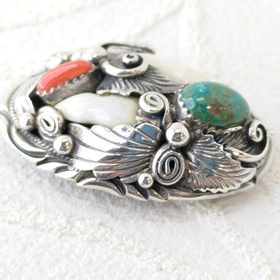 コンチョ 本物のワニの牙使用 シルバー925/silver925 ベルトやバッグ/スマホホルダーに プレゼントにもオススメ |  | 02