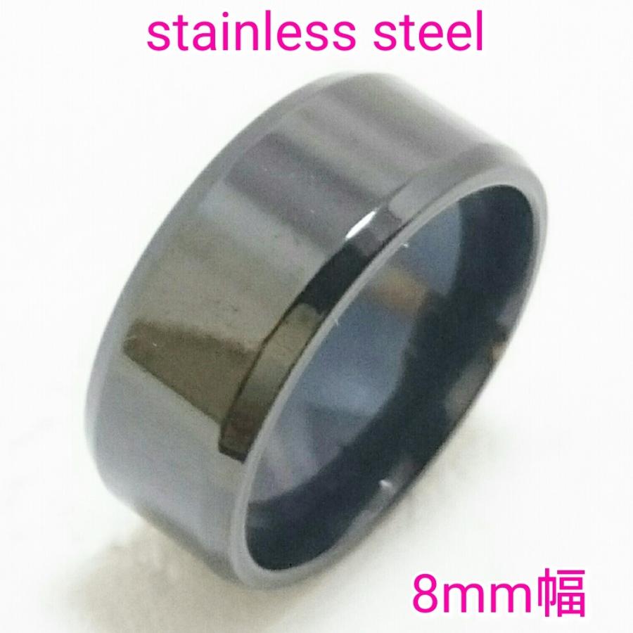 刻印可能 激安リング 平打ち8ミリ 鏡面タイプ シルバー/ゴールド/ローズゴールド/ブラック サージカルステンレス ペアリングにも |  | 05