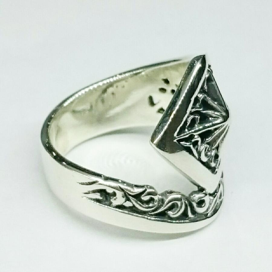 透かしサンマークリング アラベスク sv925 シルバー925 ハード系 シルバーリング |  | 02