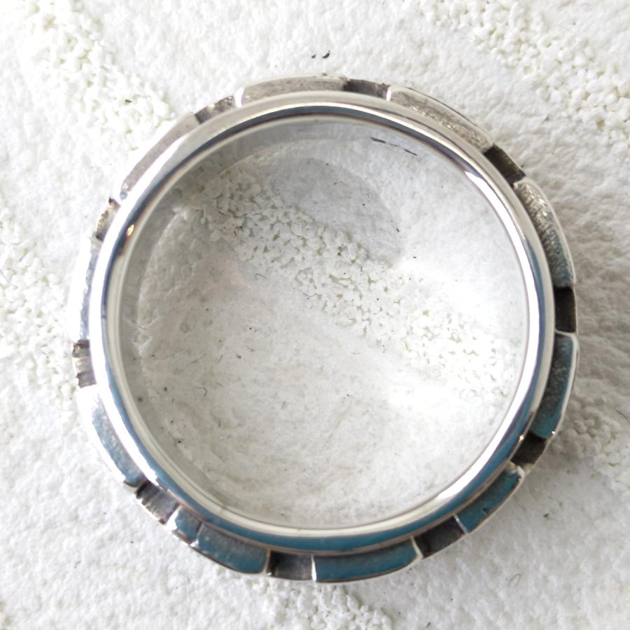 ハード系リング 回転するスピナーリング チェーンタイプ sv925 シルバー925 |  | 03