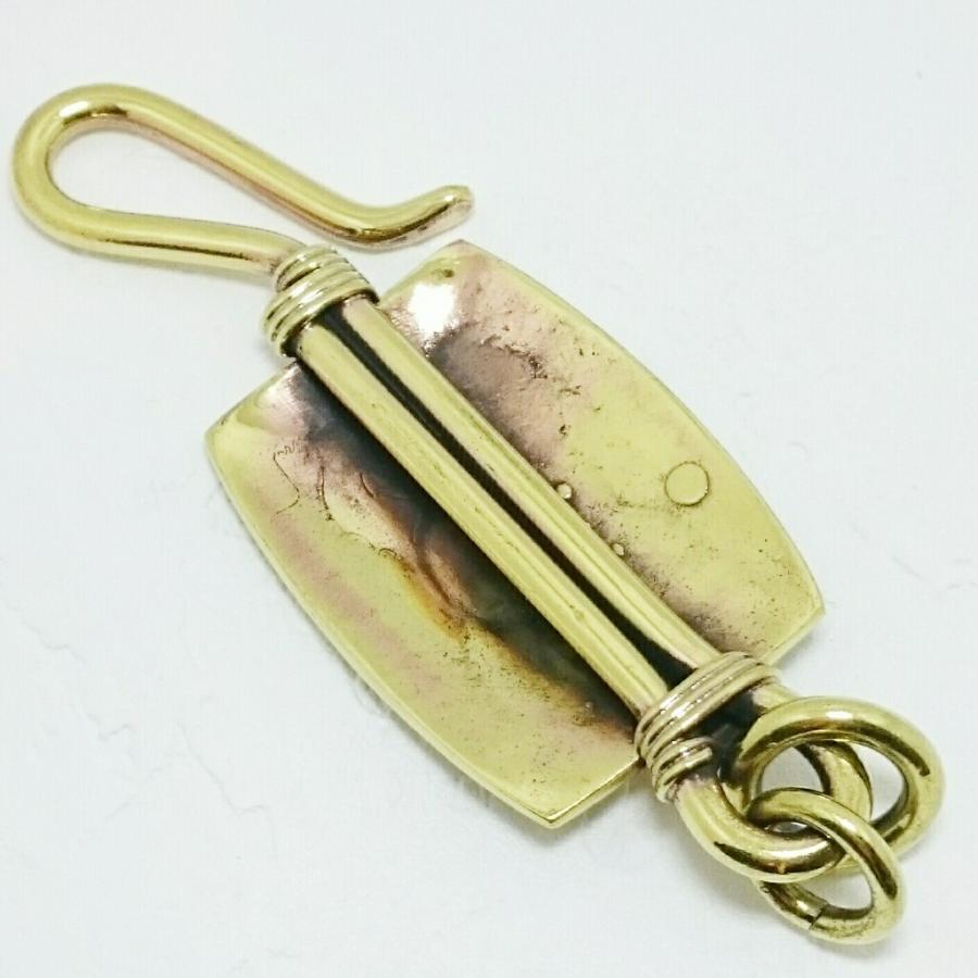 キーホルダー ネイティブ系 ターコイズタイプ プレゼントにもオススメ ゴールドカラー キーフック |  | 02