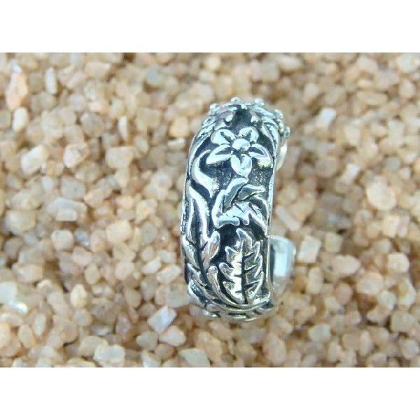 オリエンタルバイブレーション スイセンデザインピアス フープ調 シルバー925 片耳 人気ブランド |  | 01