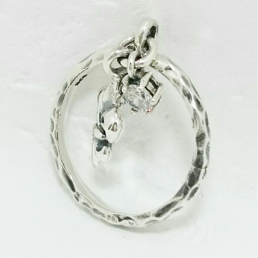 スイングフローラルリング キュービックジルコニア ユリ紋章 sv925 シルバー925 ゴシック系 シルバーリング |  | 02