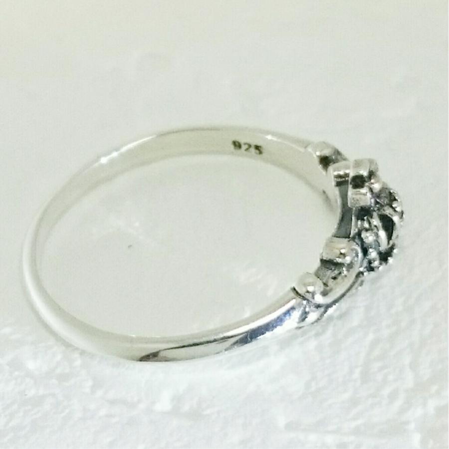 スモールクラウンリング キュービックジルコニア 王冠 sv925 シルバー925 ゴシック系 シルバーリング |  | 03