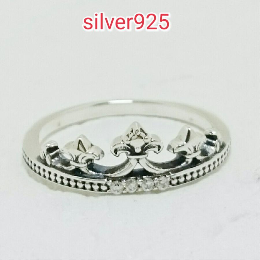 クラウンリング キュービックジルコニア 王冠モチーフ sv925 シルバー925 ゴシック系 シルバーリング | 