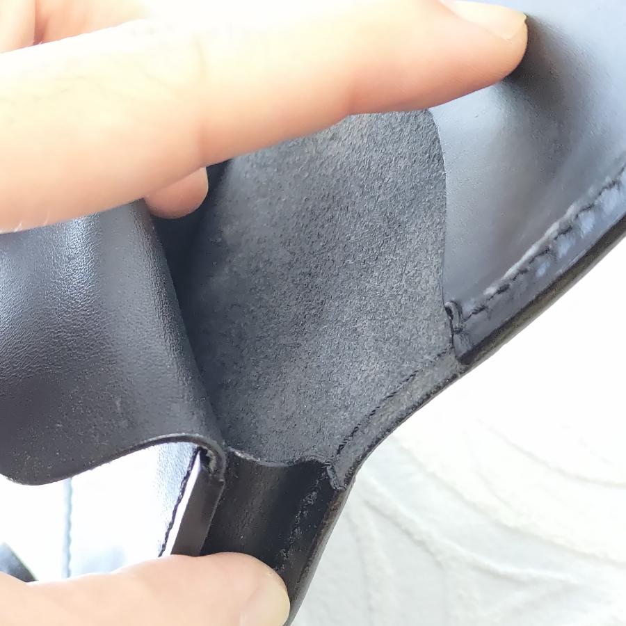 人気 馬蹄型コインケース/小銭入れ 丈夫な本革/ブラック 使いやすい プレゼントにもオススメ |  | 05