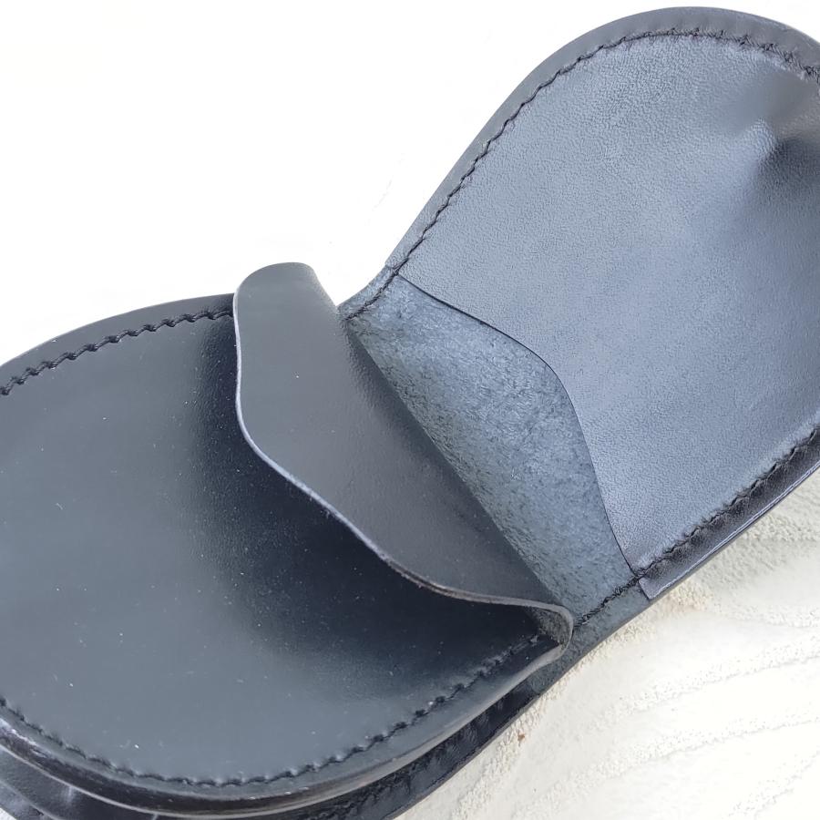 人気 馬蹄型コインケース/小銭入れ 丈夫な本革/ブラック 使いやすい プレゼントにもオススメ |  | 03