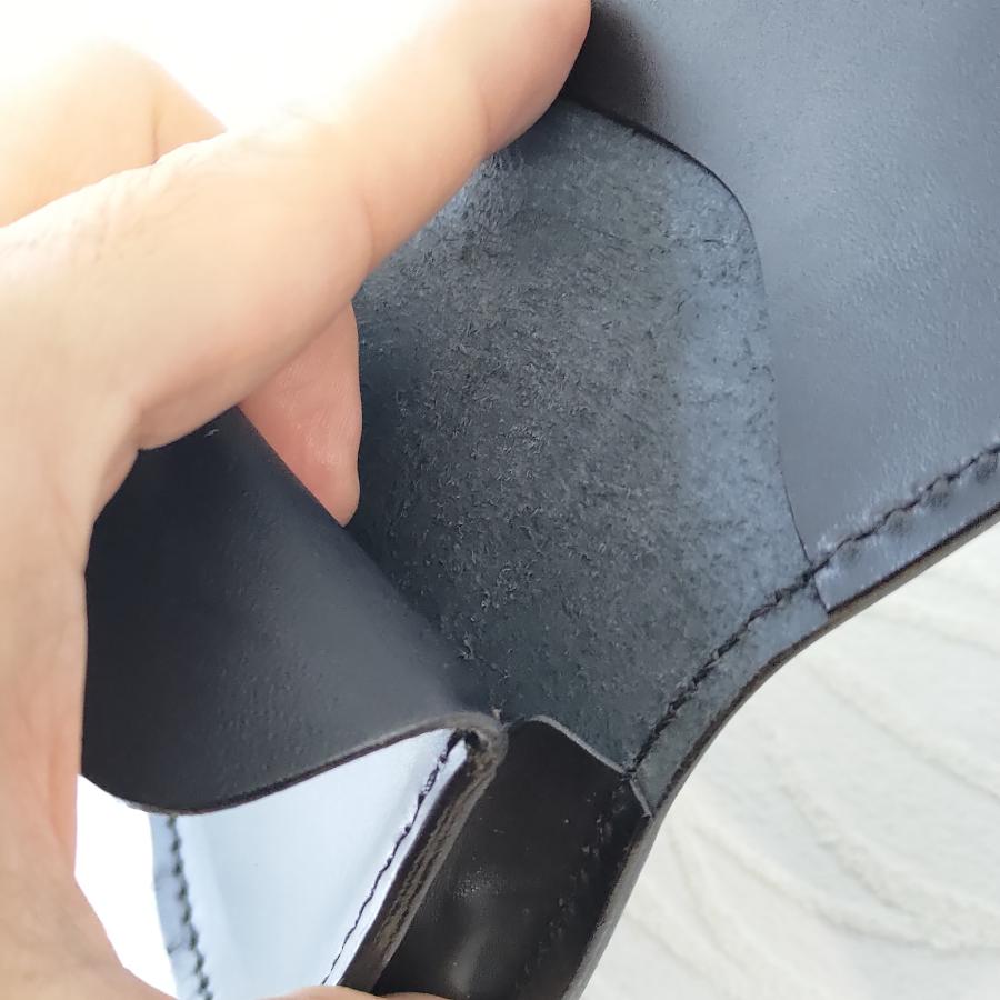 人気 馬蹄型コインケース/小銭入れ 丈夫な本革/ブラック 使いやすい プレゼントにもオススメ |  | 05