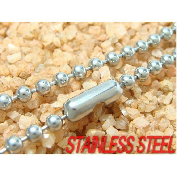 激安ボールネックレス/チェーン 2.4ミリ シルバータイプ 70センチまで限界同価格!! サージカルステンレス | 