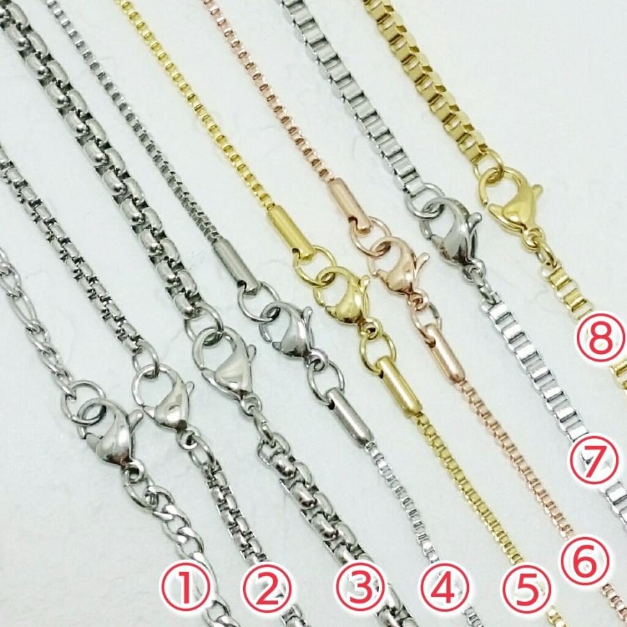 ベネチアンネックレス 2.4mm幅ゴールドカラー　選択自由　激安サージカルステンレスチェーン |  | 03