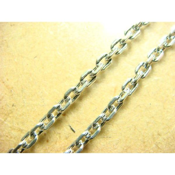 シルバー925 4面カットアンカーチェーン燻しタイプ 2.5mm×55cm sv925ネックレス |  | 01
