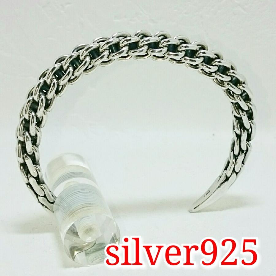 送料無料 シルバーバングル 柔軟 スプリングタイプ 激安 シルバー925 |  | 01