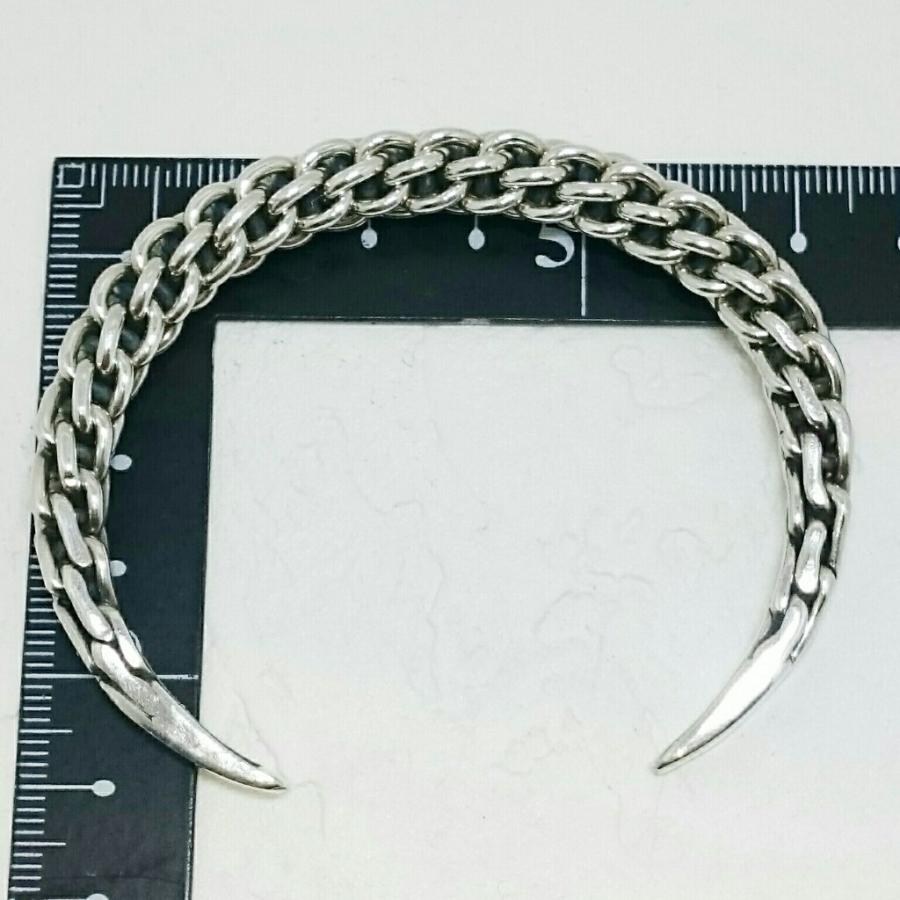 送料無料 シルバーバングル 柔軟 スプリングタイプ 激安 シルバー925 |  | 02