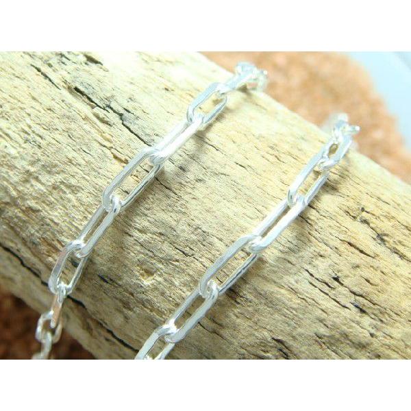シルバー925 4面カットロングアズキチェーン 2.5mm×40cm sv925ネックレス |  | 01