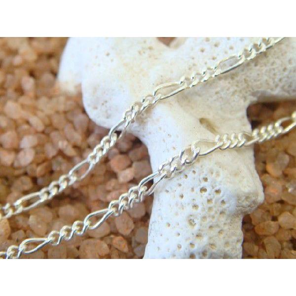 数量限定 2面カット フィガロチェーン 1.5mm×40cm sv925 シルバー925 |  | 01