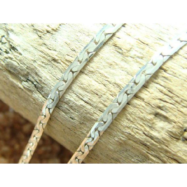 珍しい 平型スネークチェーン 2mm×45cm sv925ネックレス シルバー925 |  | 01