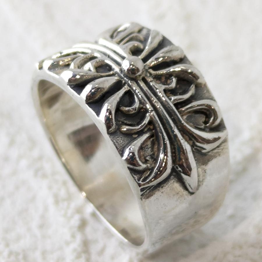 フローラルクロス とても人気のデザイン リング/指輪 sv925 シルバー925 |  | 01