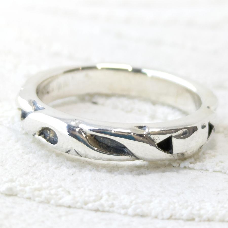 クロス/十字架 アラベスク 燻しデザインリング/指輪 sv925 シルバー925 |  | 01