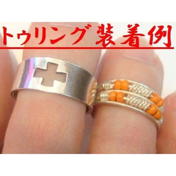 足指用指輪 激安トゥリング(5) フラワー シルバー925 ピンキーリングにも |  | 04