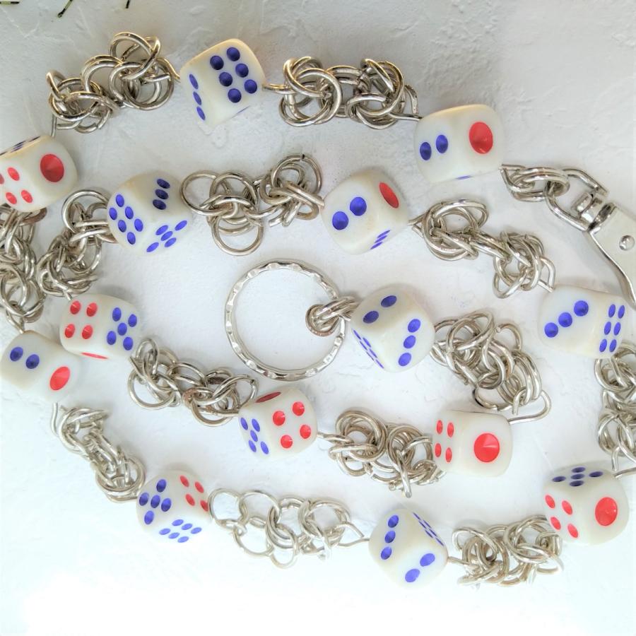 即日発送 タイニーフック ウォレットチェーン シルバー925刻印　【一点物】 即日発送 タイニーフック ウォレットチェーン シルバー925刻印