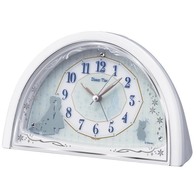 Seiko セイコー 目覚まし時計 アナと雪の女王 アナログ Disney Time ディズニータイム 白パール Fd476w お取り寄せ Fd476w セイコークロック専門店 Empire 通販 Yahoo ショッピング