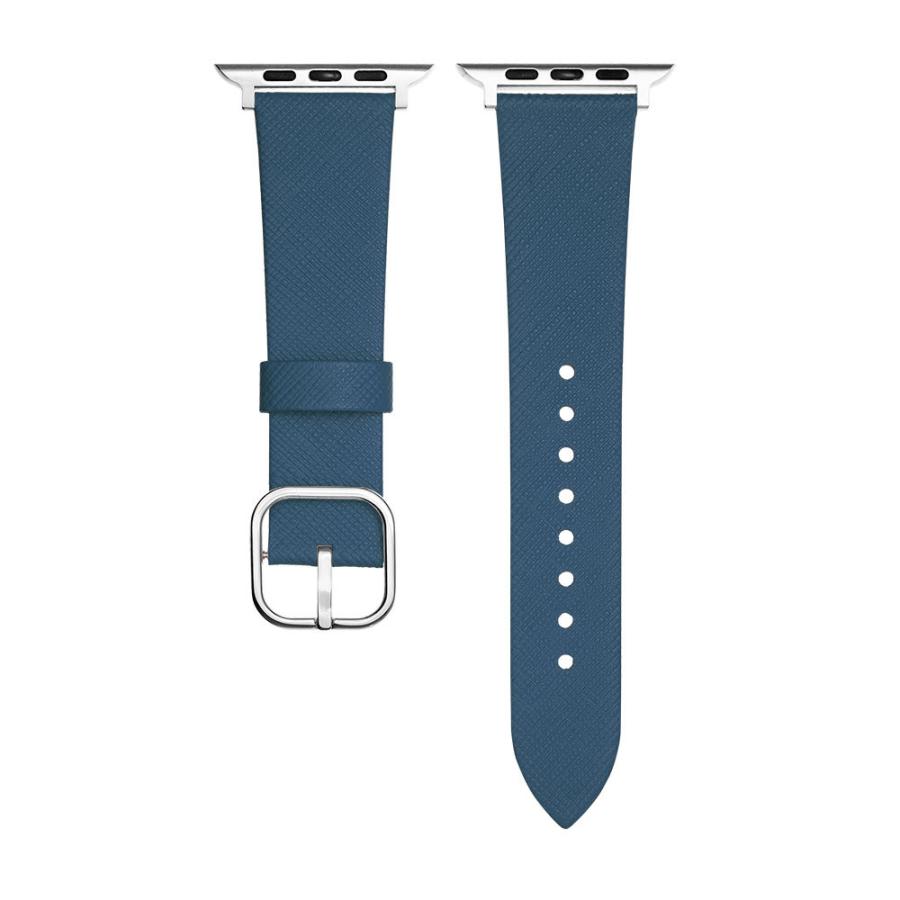時計 バンド 38 40mm ブルー　ウォッチバンド　ベルト 青 エンパイア アップルウォッチ Apple watch バンド ベルト 38mm