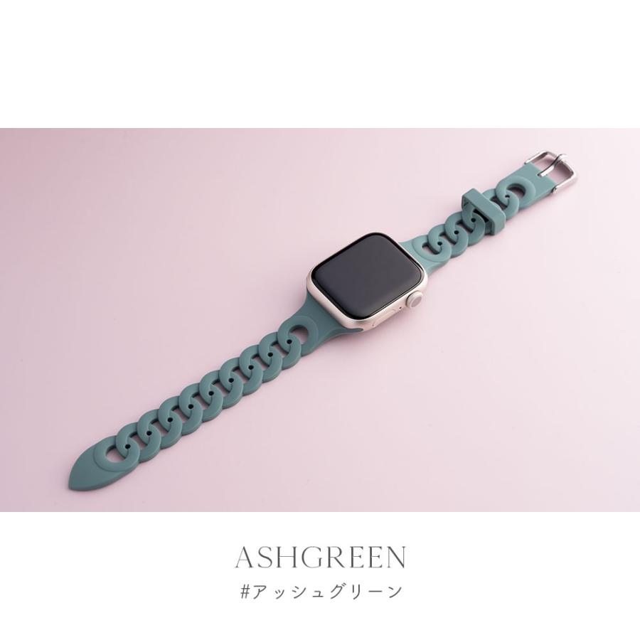 【在庫セール】アップルウォッチ ラバー 38mm 40mm ミントグリーン 20 Apple Watch アップルウォッチ バンド ベルト 38mm 40mm 41mm 42mm