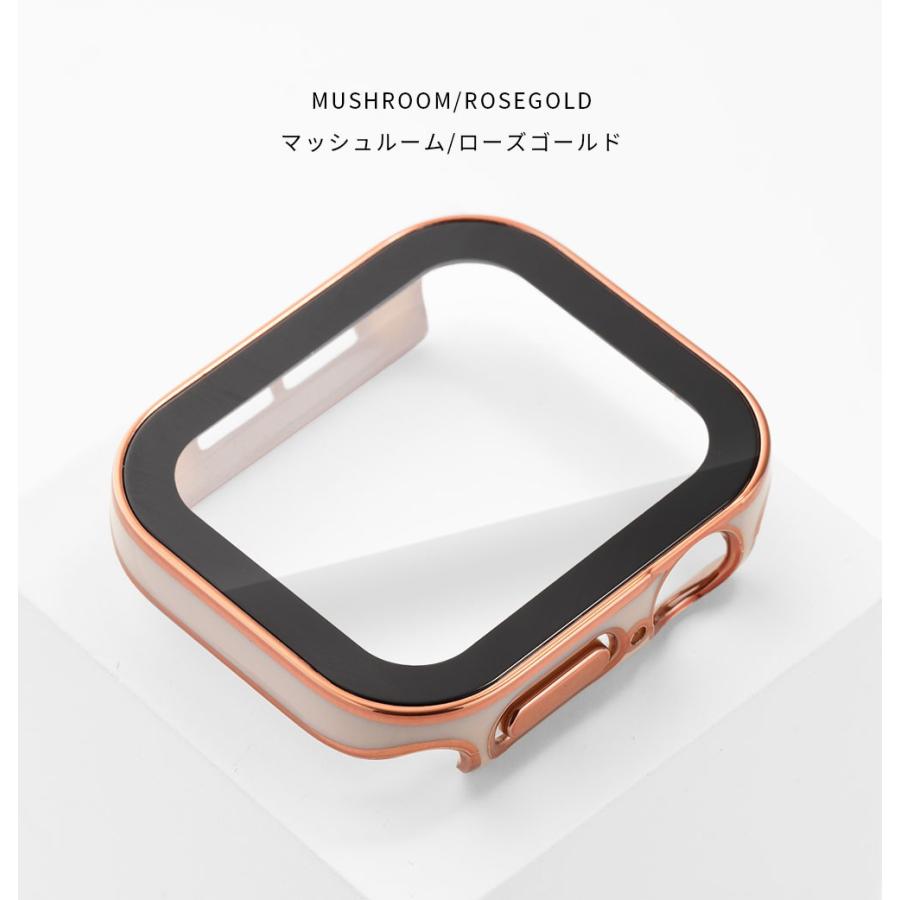 アップルウォッチ カバー 防水 10H 最高硬度 強化ガラス apple watch ケース 40mm 44mm 41mm 42mm 45mm 46mm シリーズ 11 10 9 SE3 | エンパイア | 14