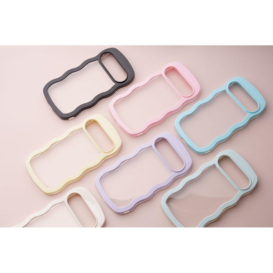 Google Pixel ピクセル 9a 9 9pro 8a 7a ケース 可愛い おしゃれ うねうね なみなみ 推し活 ウェーブ 韓国 ブランド 推し活 波 | エンパイア | 01