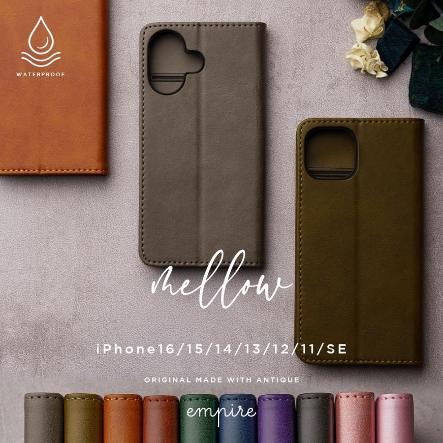 iPhone17 16 16e ケース 手帳型 15 14 13 ケース おしゃれ 12 12 pro 11 SE 8 7 アイフォン ケース カバー シンプル 大人 スマホケース | エンパイア