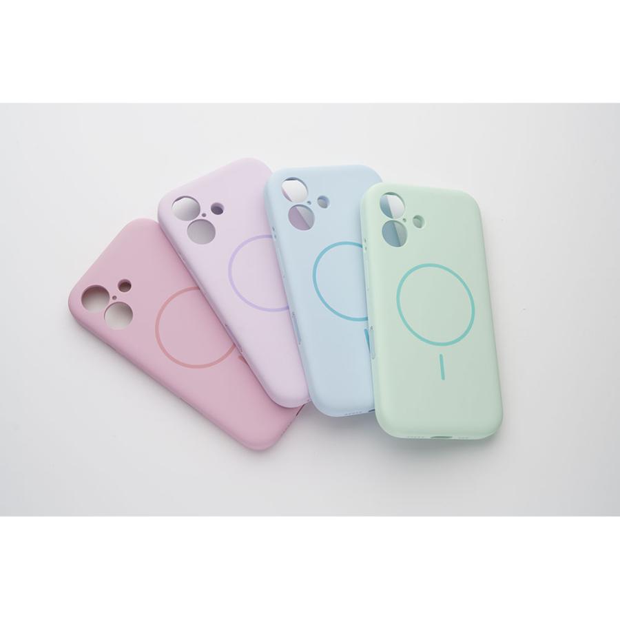 iPhone16 15 ケース MagSafe マグネット シリコン かわいい アイフォン ケース カバー くすみ  シンプル スマホケース ブランド empire | エンパイア | 04