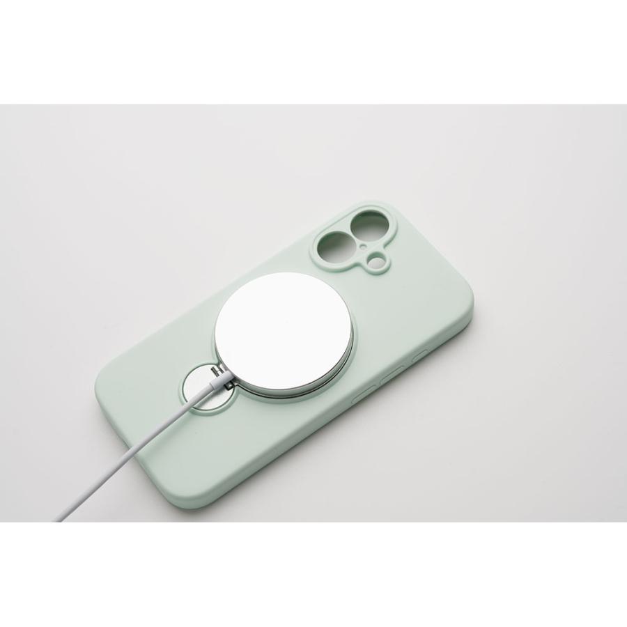 iPhone16 ケース MagSafe 360度回転 スタンド リング シリコン 大人 かわいい おしゃれ カバー スマホケース empire | エンパイア | 07