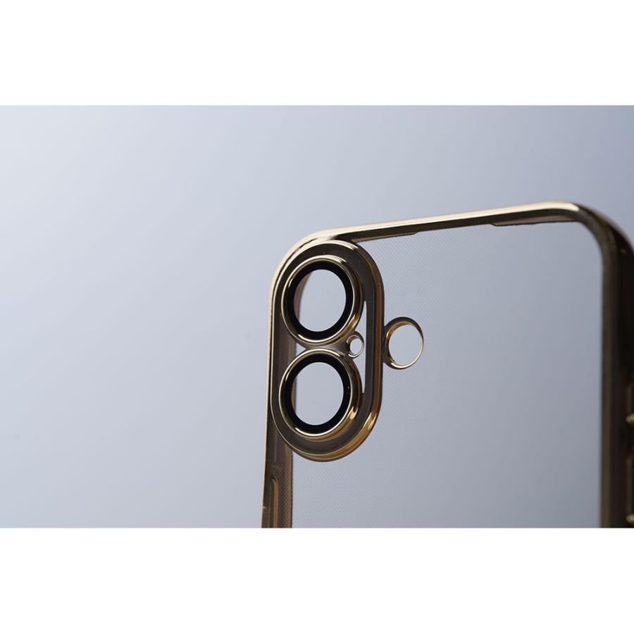 背面クリア iPhone16 ケース クリア カバー レンズ保護 iPhone15 14 13 12 11 SE スマホケース 可愛い おしゃれ キラキラ レディース メンズ 韓国 ブランド | エンパイア | 16