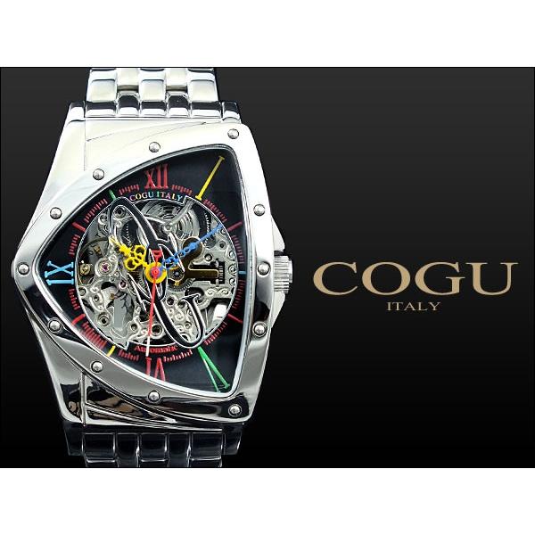 コグ COGU 流通限定モデル フルスケルトン 自動巻き 腕時計 BNT-BKC ブラック｜empirewatch｜02