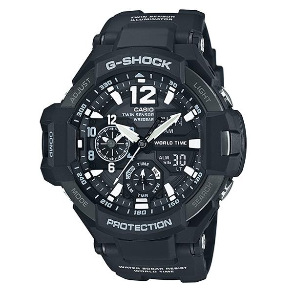 カシオ CASIO G-SHOCK デジアナ メンズ 腕時計 GA-1100-1AJF ブラック 国内正規 ブラック｜empirewatch｜03