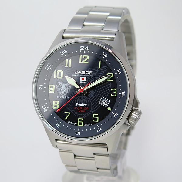 ケンテックス KENTEX JSDFソーラースタンダード メンズ 腕時計 S715M-05 ネイビー｜empirewatch｜03