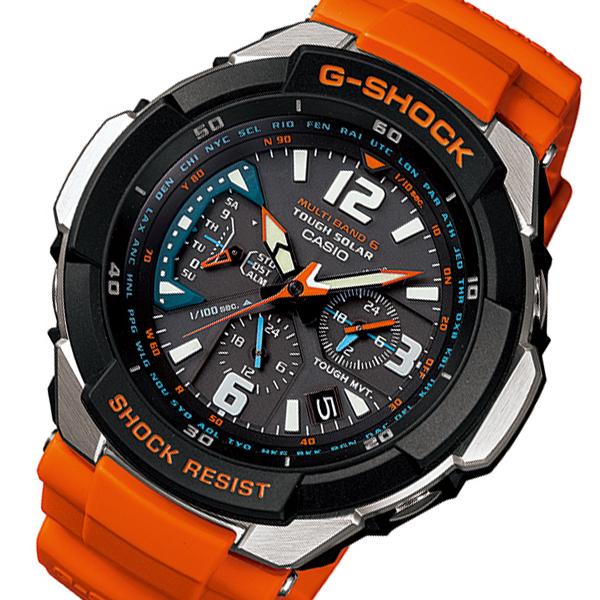 カシオ CASIO Gショック スカイコックピット メンズ 腕時計 GW-3000M-4A オレンジ ブラック｜empirewatch｜02