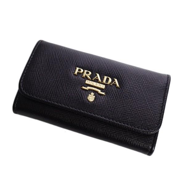 プラダ Prada キーケース メンズ レディース 1pg222 Qwa F0002 Nero ブラック Www Fakfakkab Go Id