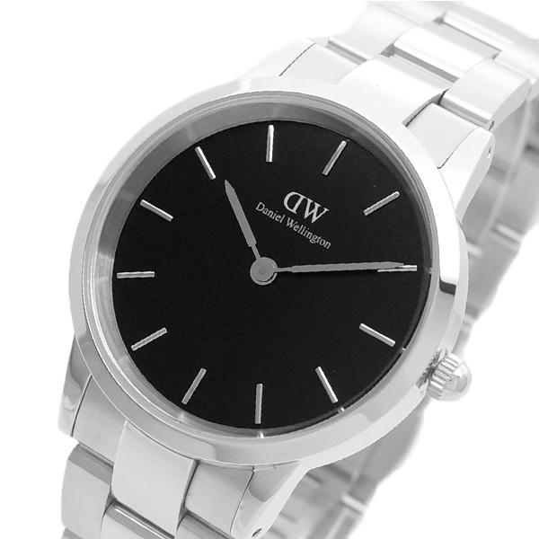 ダニエルウェリントン 腕時計 ICONIC LINK 36 DW00100204 ブラック シルバー｜empirewatch｜02