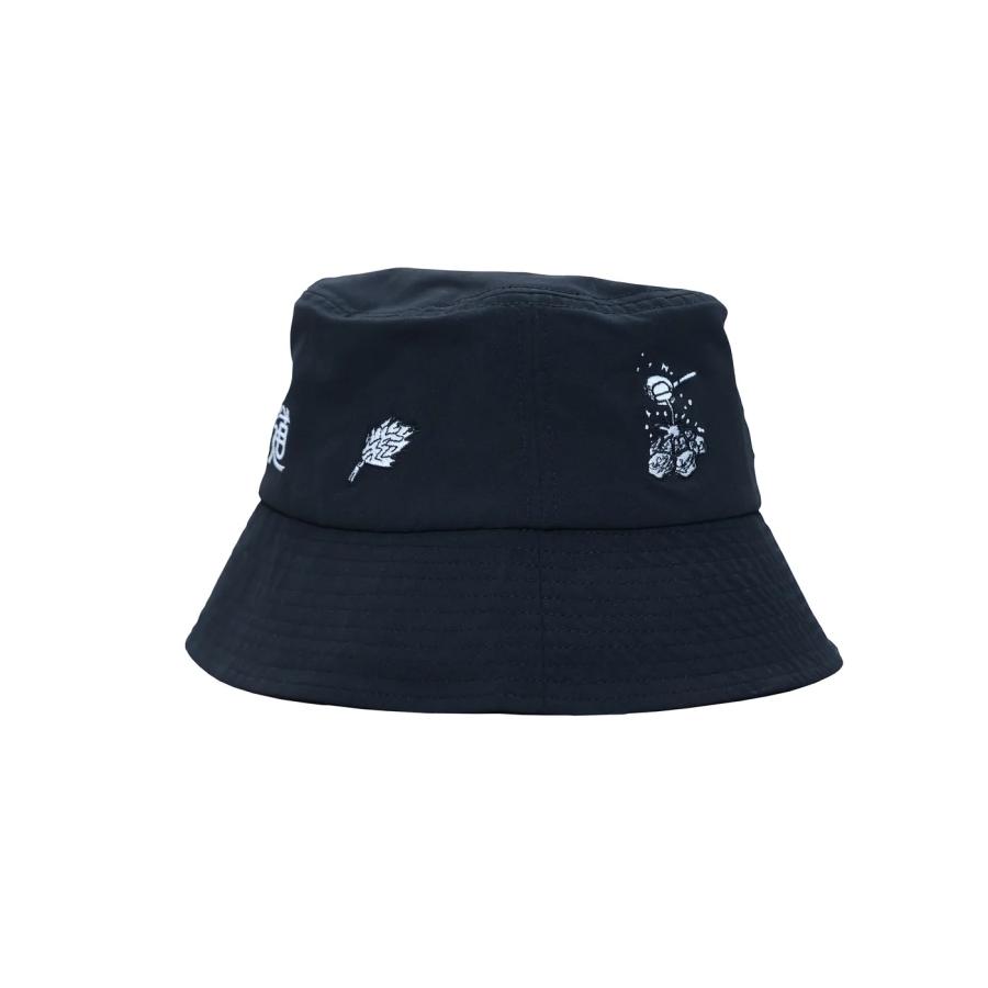 サ道コラボ商品】サウナハット ポリエステルタイプ ブラック グレー