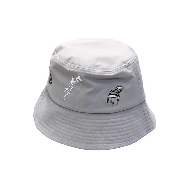 サ道コラボ商品】サウナハット ポリエステルタイプ ブラック グレー