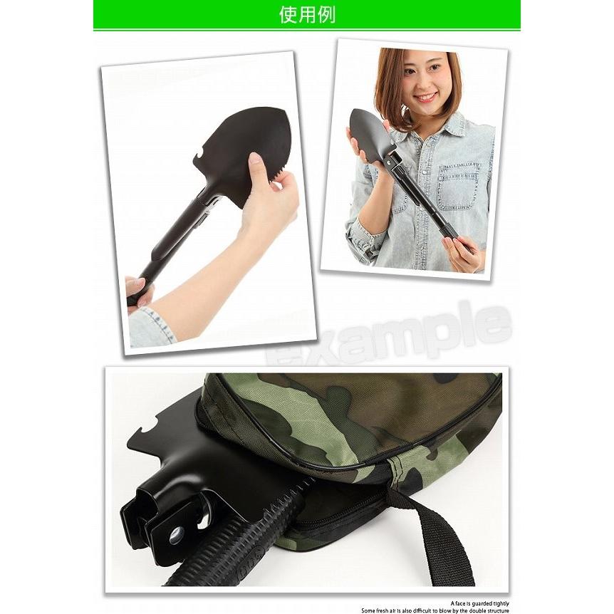 携帯用スコップ スコップ シャベル ショベル アウトドア 便利グッズ ガーデニング 砂場 花壇 潮干狩り キ |  | 02