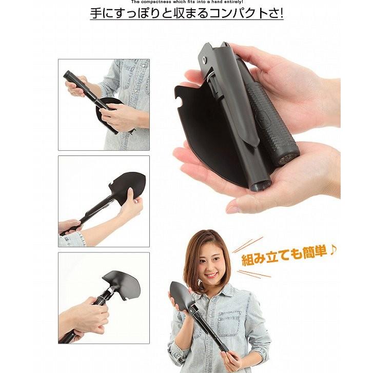 携帯用スコップ スコップ シャベル ショベル アウトドア 便利グッズ ガーデニング 砂場 花壇 潮干狩り キ |  | 04