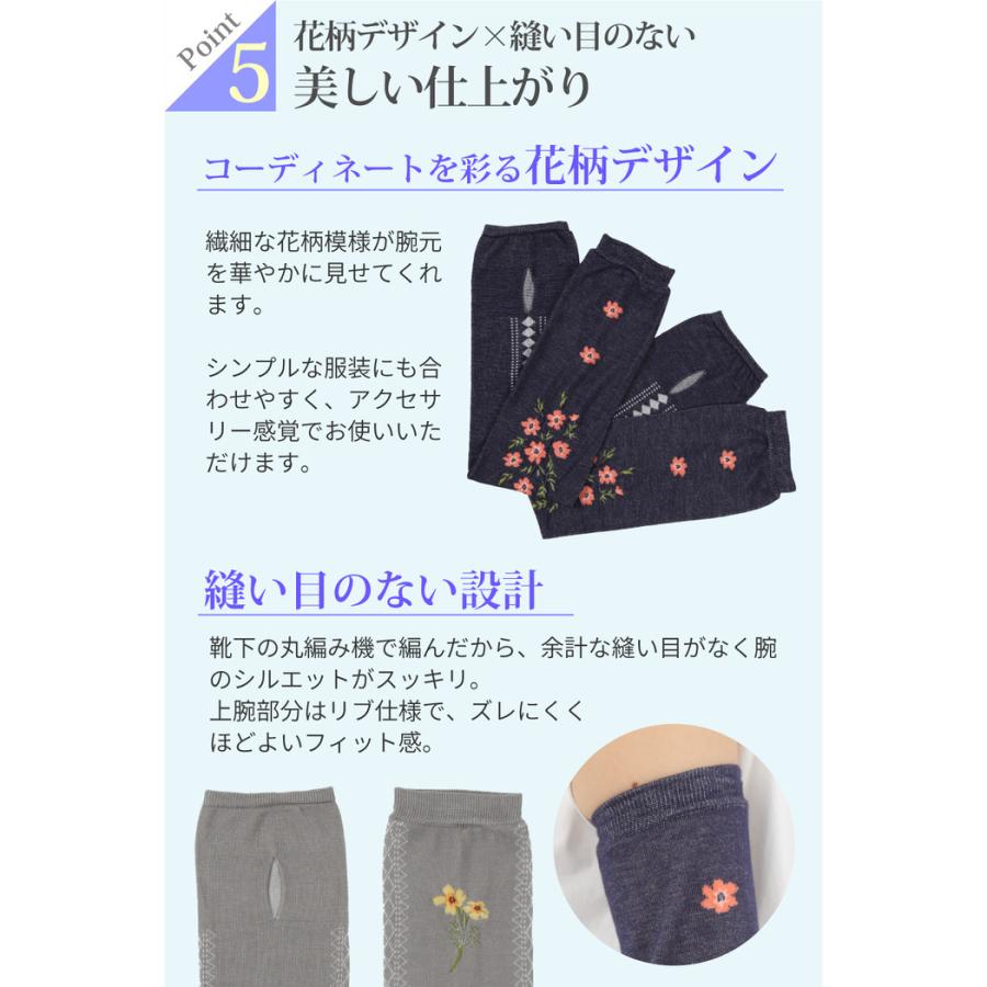 冷感アームカバーSODECO  UV ロング 自転車 arm cover グレー ネイビー 日焼け 腕カバー uvカット  日焼け対策 |  | 08