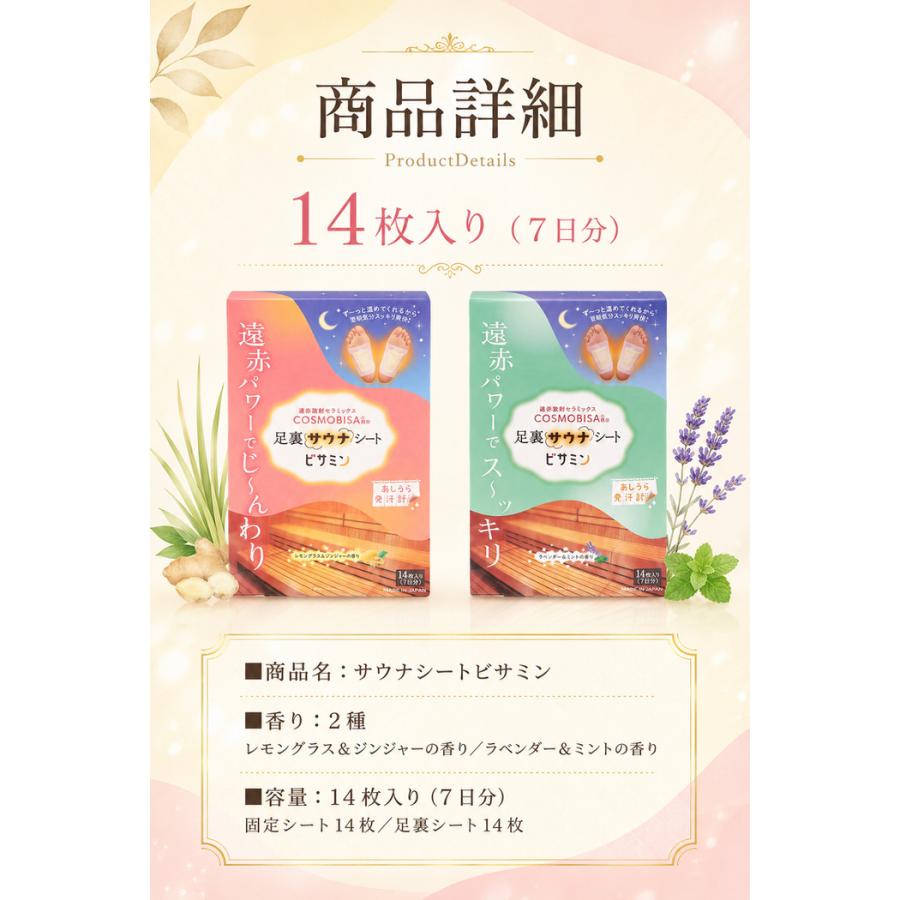 足裏遠赤シート サウナシート ビサミン 遠赤 足 すっきりシート 足 パック リラックス 足 スッキリ 足裏 パック フットケア えんせき足裏シート 人気  貼るタイ |  | 08