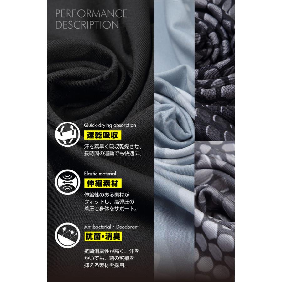 EMPT メンズ コンプレッションウェア パイソン カモフラ コンプレッションインナー 夏用 夏 半袖 Tシャツ おしゃれ 大きいサイズ 小さいサイズ 筋トレ トレーニ |  | 09