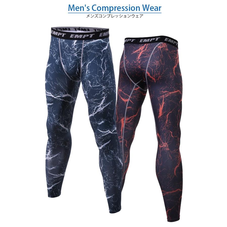 EMPT コンプレッション スポーツタイツ コンプレッションインナー カモフラ 迷彩 ブラック ブルー レッド トレーニング フィットネス タイツ 大きいサイズ 小さ |  | 02