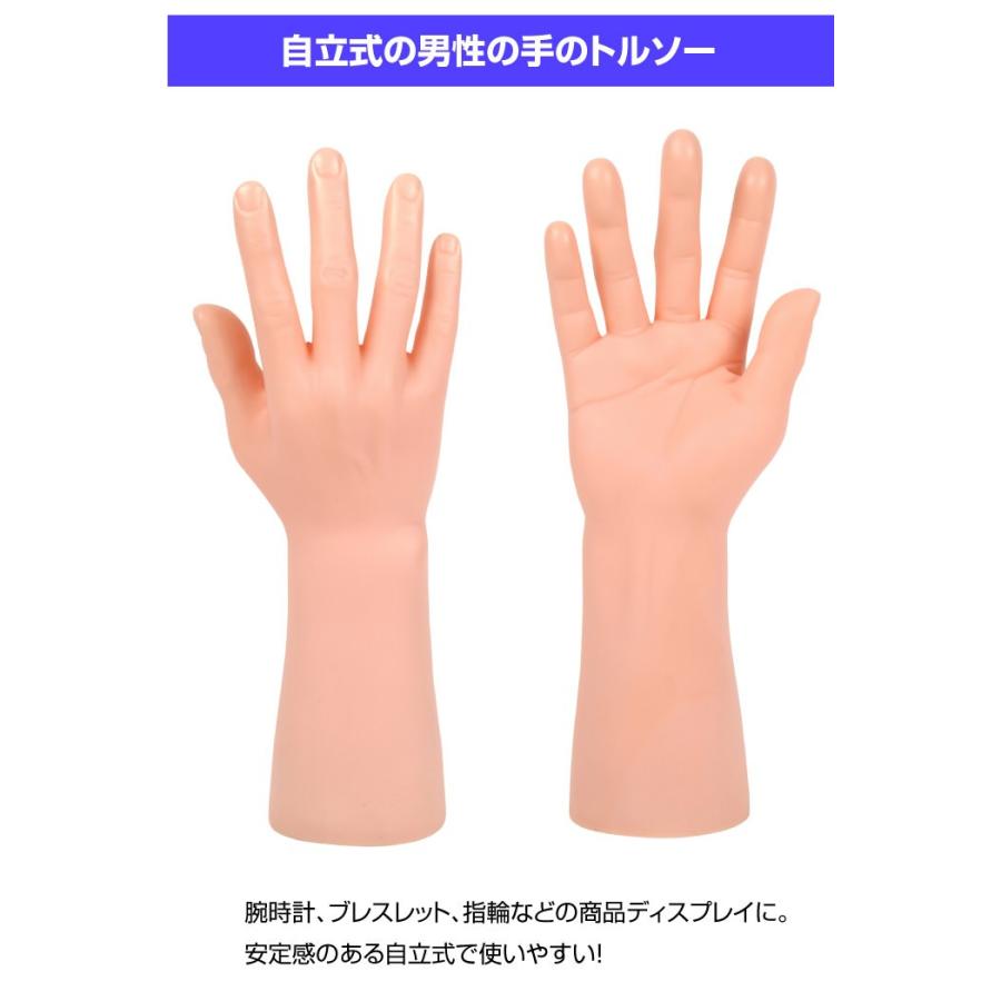 手首トルソー ハンド マネキン メンズ 男性 マネキン インテリア 腕時計 ジュエリー アクセサリー ブレスレット リング 指輪 メンズ 男性  ショールーム |  | 04